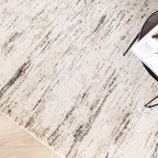 High Pile Rug - Blend Cream/Blue
