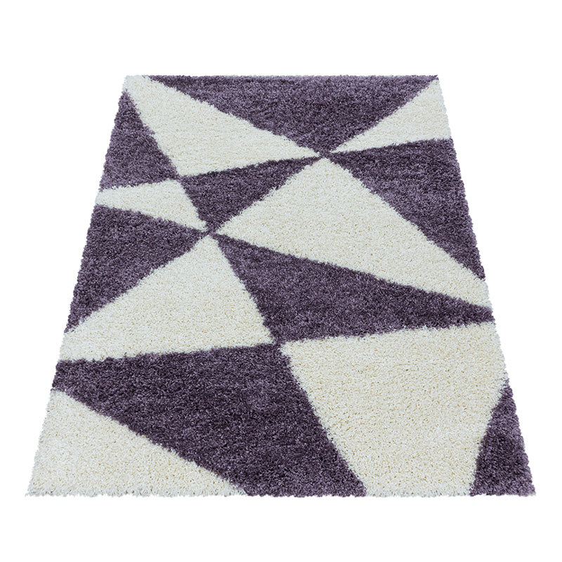 High-Pile Floor Rug - Tuggy Purple