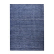 Double-sided wool rug - Toulon Blue/White