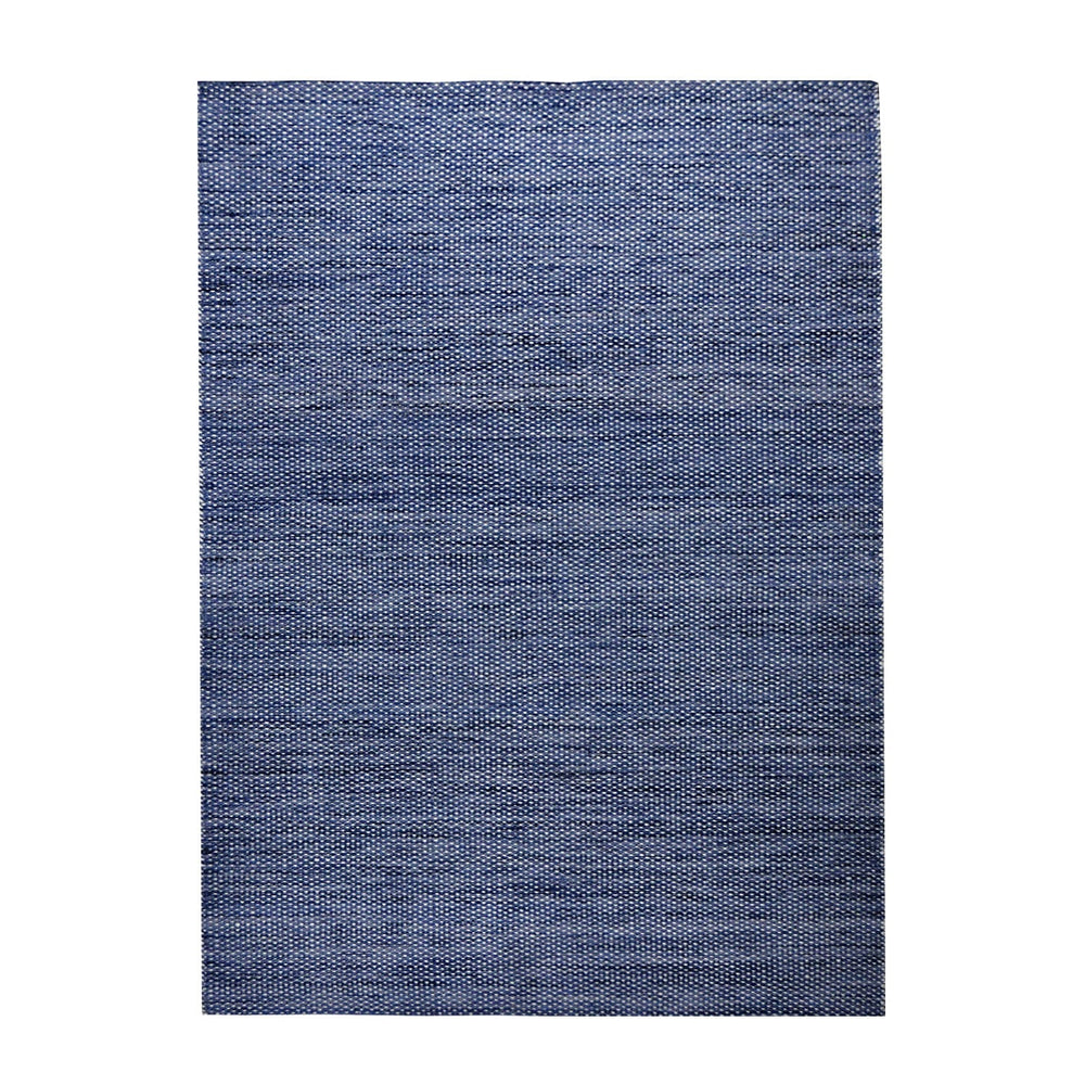 Double-sided wool rug - Toulon Blue/White