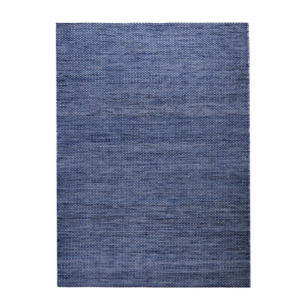 Double-sided wool rug - Toulon Blue/White