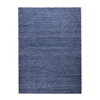 Double-sided wool rug - Toulon Blue/White