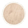 Round High Pile Rug - Lofty Fringe Beige