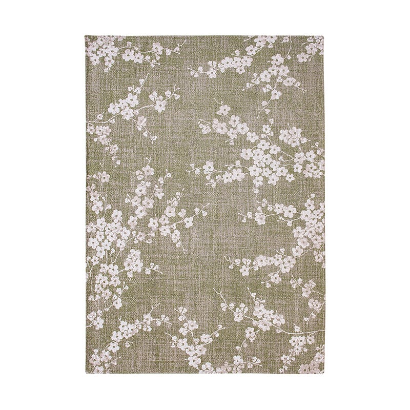 Floral Floor Rug - Sakura Wet Garden 9372