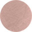 Round Low-Pile Floor Rug - Asa Rose