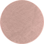 Round Low-Pile Floor Rug - Asa Rose