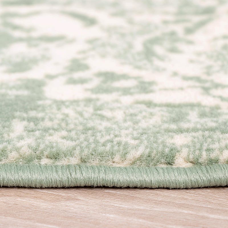 Round Vintage Rug - Wonder Green