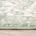Round Vintage Rug - Wonder Green