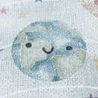 Children's Floor Rug - Fleurtje Planets White