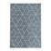 Retro Floor Rug - Stencil Triangle Grey/White
