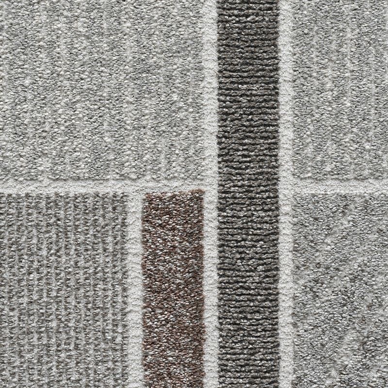 Round modern floor rug - Verwood 6111