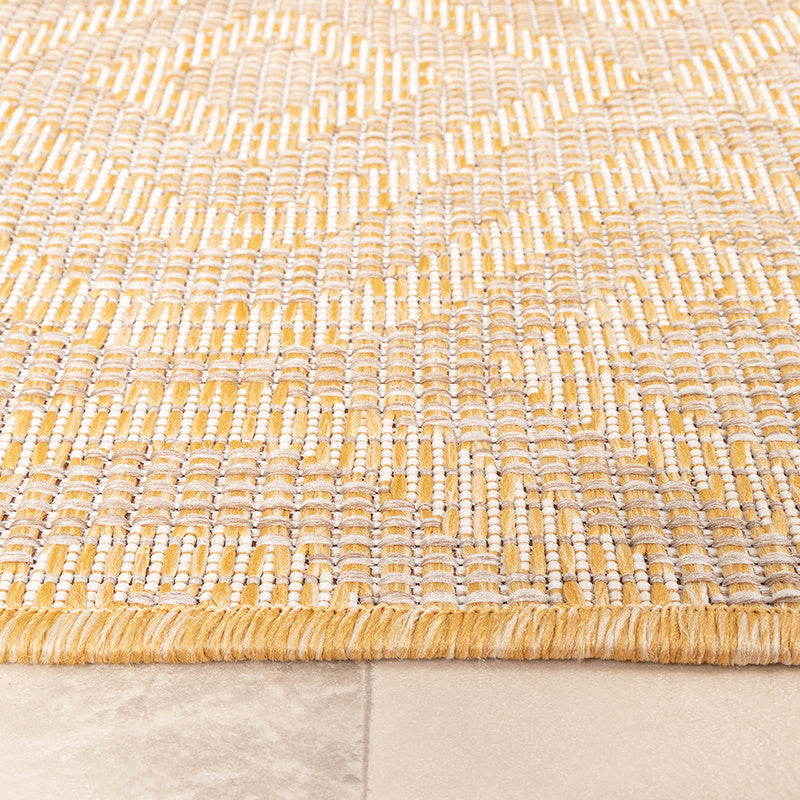 Outdoor Rug - Summer Retro Yellow