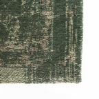Vintage Floor Rug - Fading World Medallion Green 9146