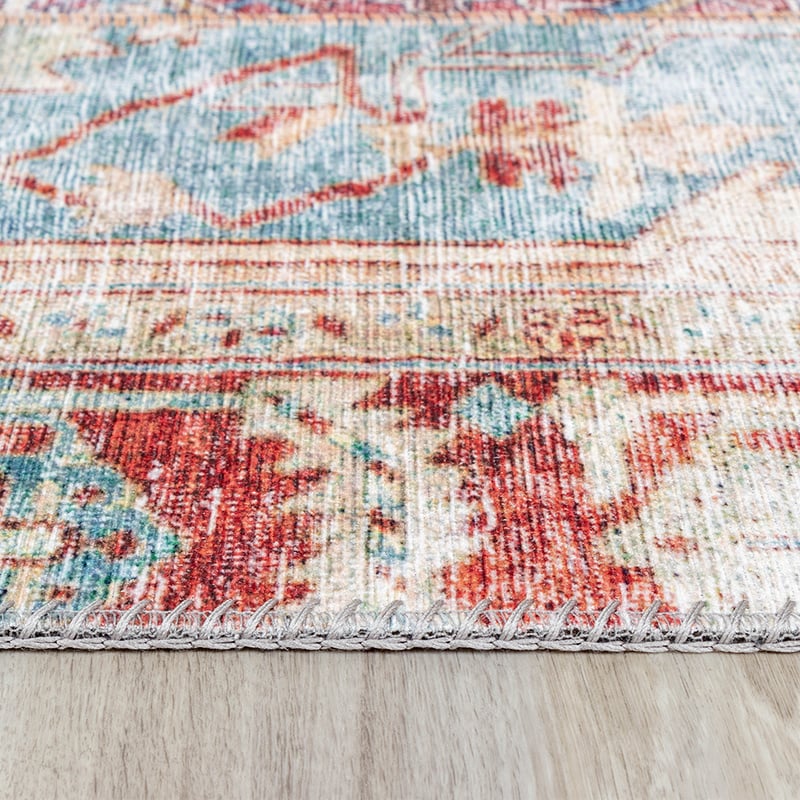 Patchwork Rug - Azara Red