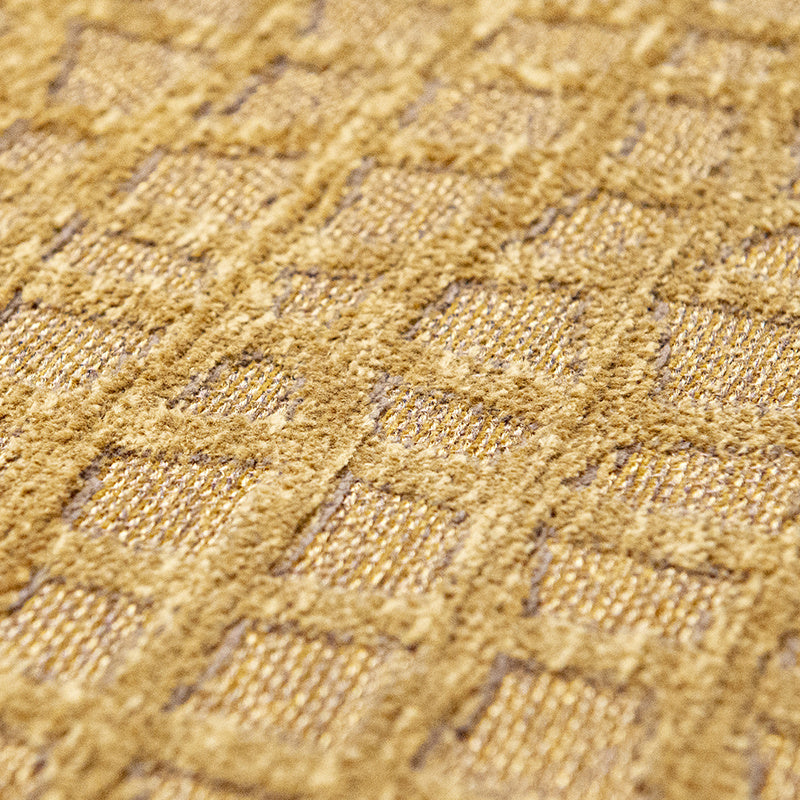 Round modern floor rug - Structures Trammel 9248