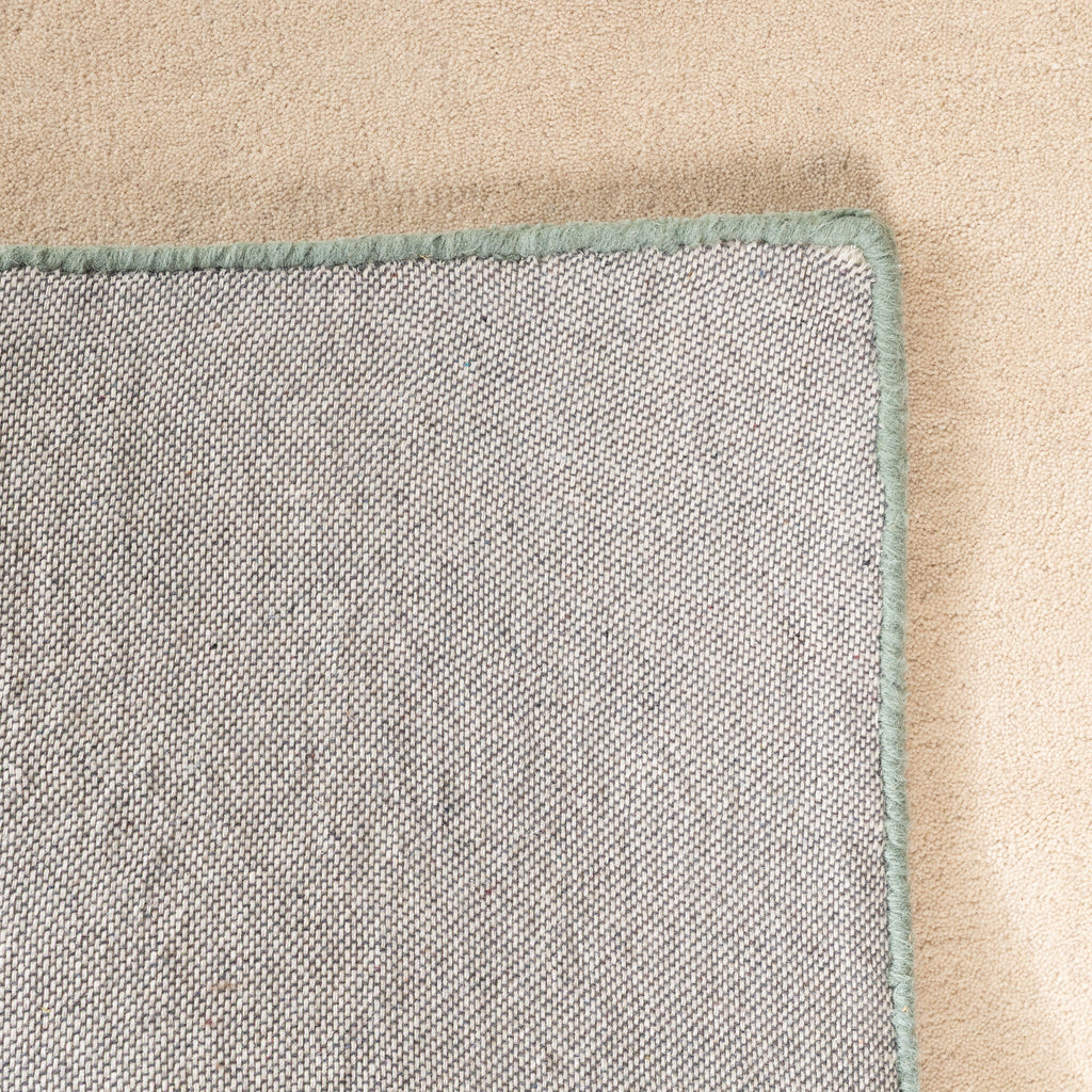 Wool Abstract Rug – Jules Creme/Green
