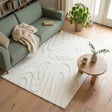 Scandinavian Rug - Charm Shapes White
