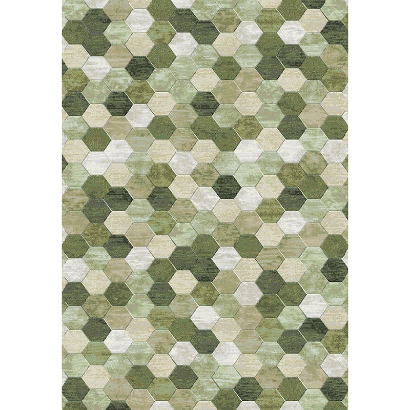 Modern Floor Rug - Amado Green 6444