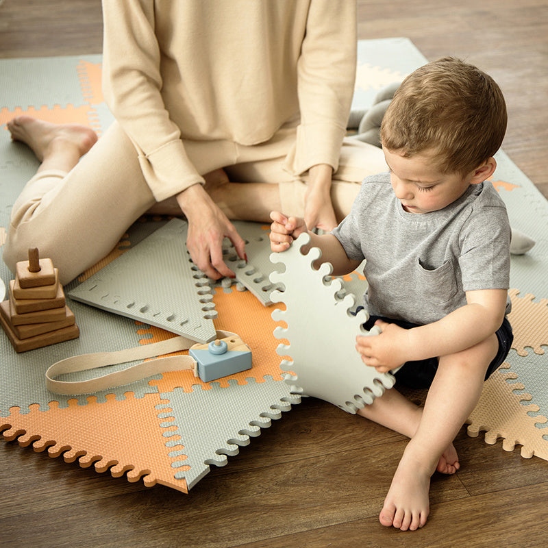 Foam Puzzle Mat - Joy Hygge Grey/Terra