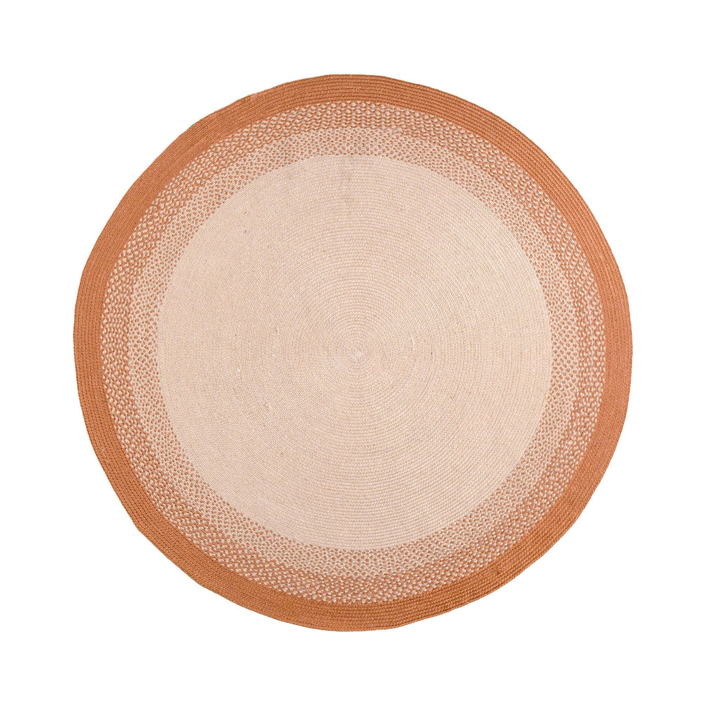 Round Indoor Outdoor Rug - Florence Terracotta