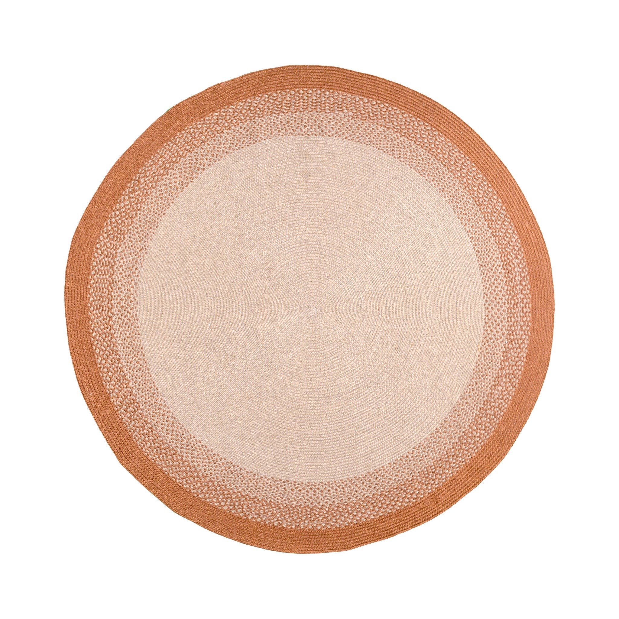 Round Indoor Outdoor Rug - Florence Terracotta