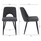 Dining Chair - Mare Dark Grey
