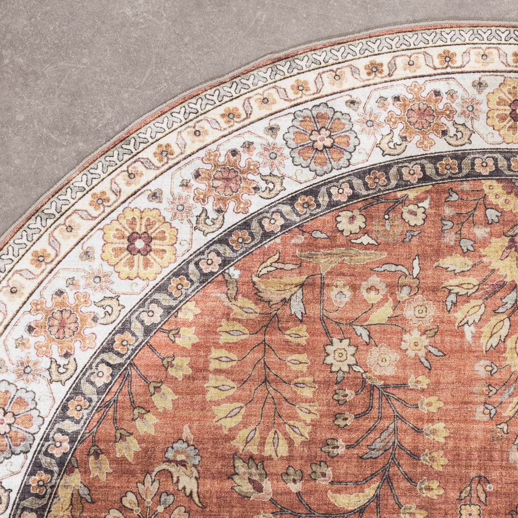 Oval Vintage Outdoor Rug - Santo Flora Terra