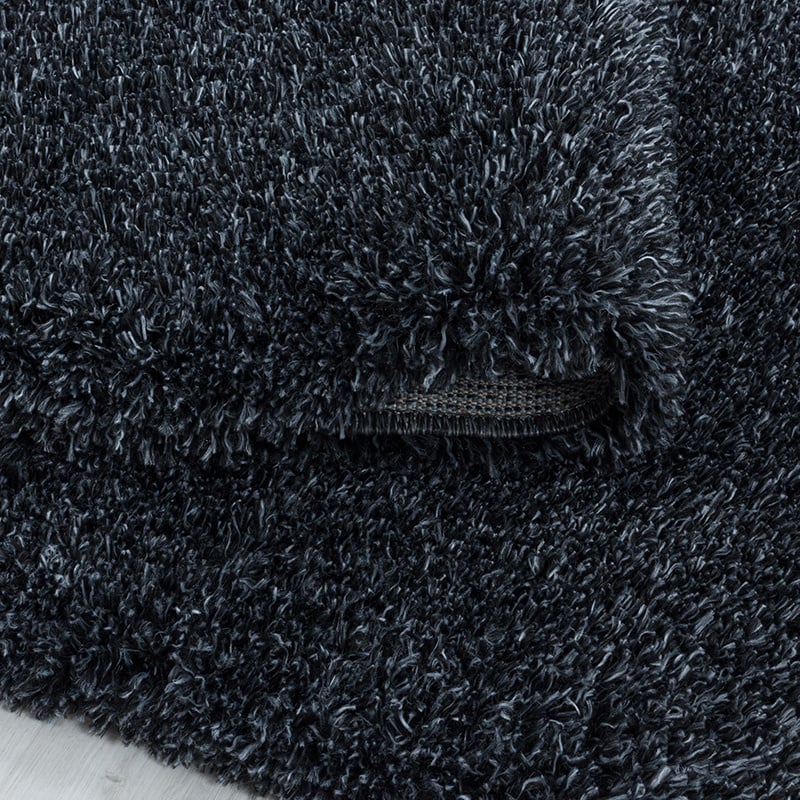 High Pile Floor Rug - Fuzzy Anthracite