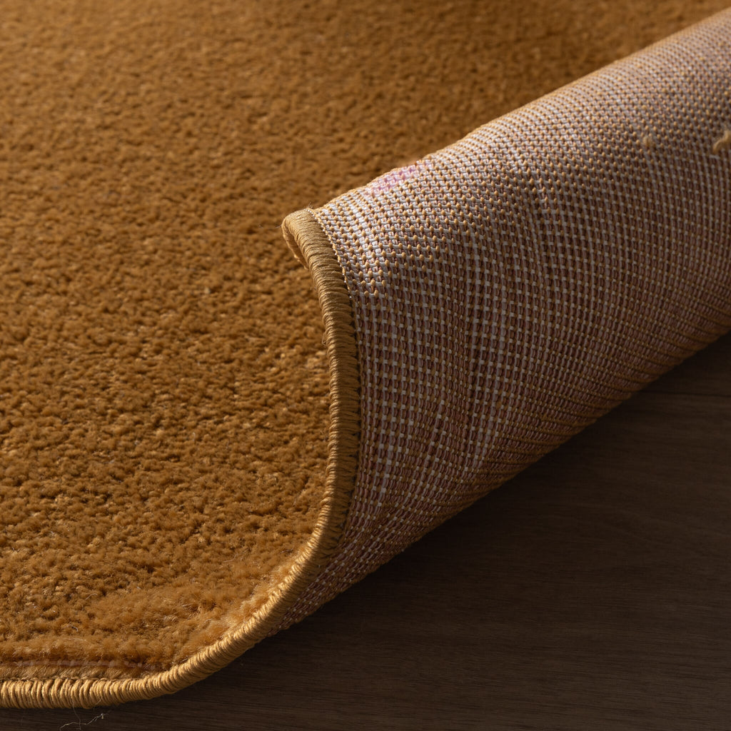Low-pile rug - Essenza Ochre Yellow