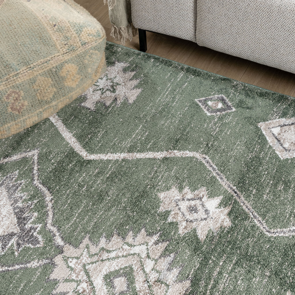 Berber rug - Blend Aztec Green