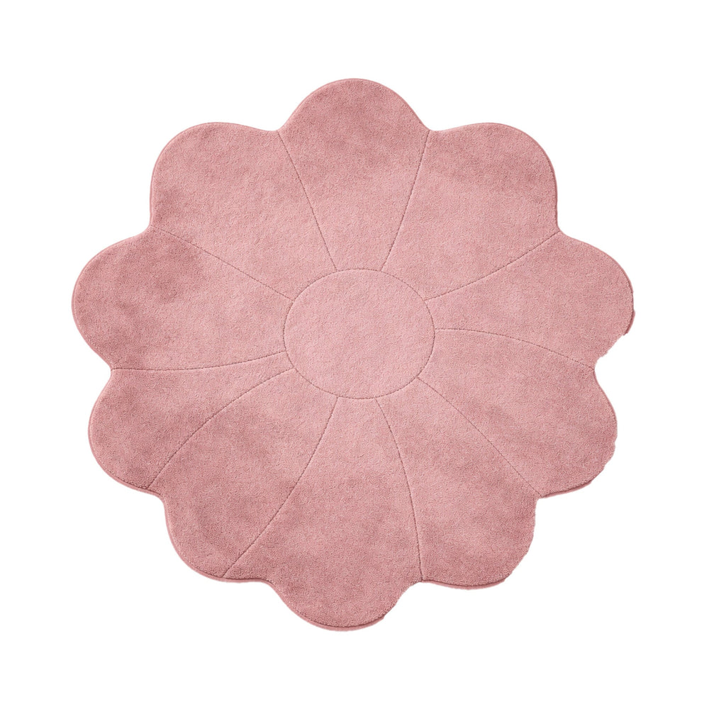 Washable Children’s Rug – Coco Flower Dark Pink