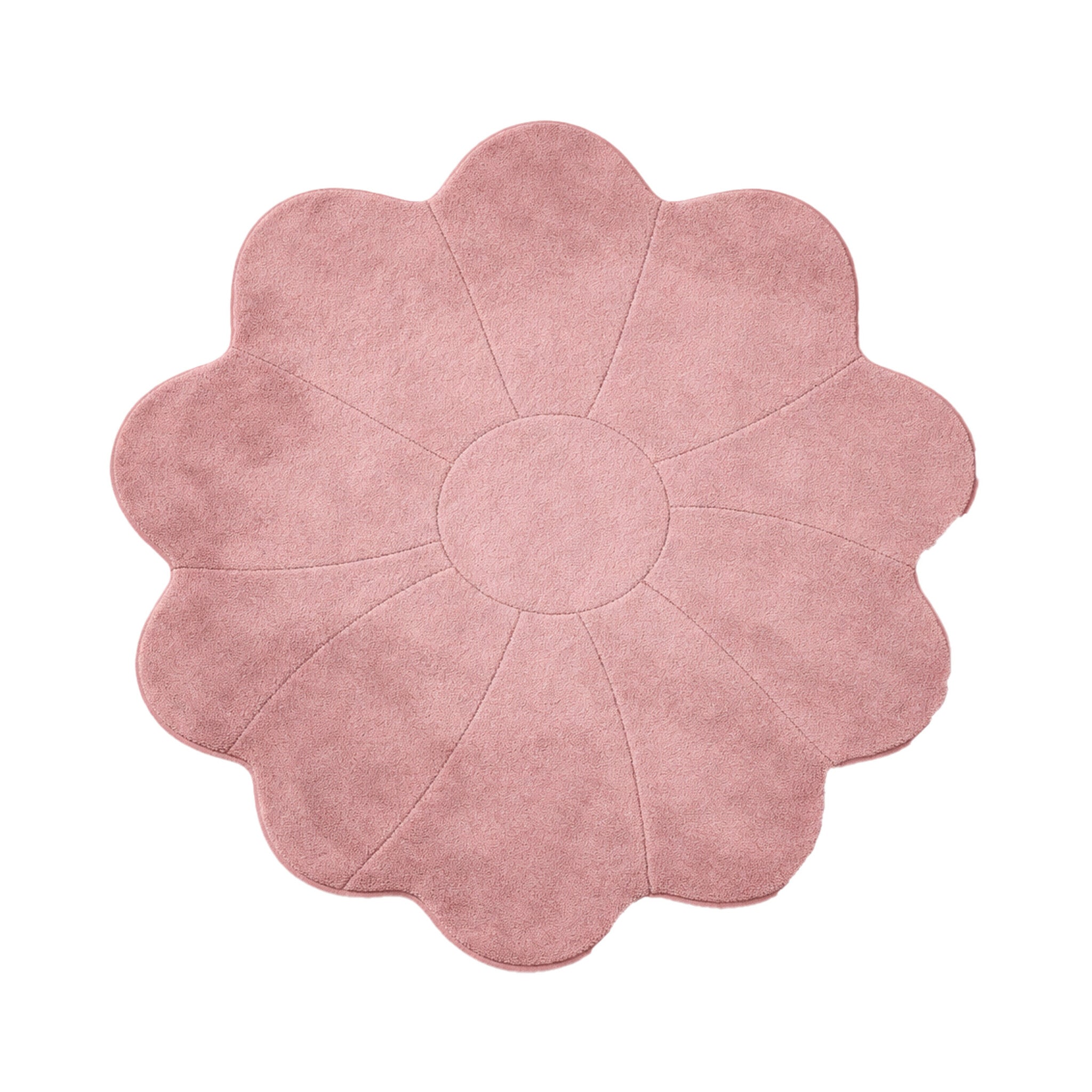 Washable Children’s Rug – Coco Flower Dark Pink
