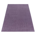 Low Pile Floor Rug - Smoothly Purple