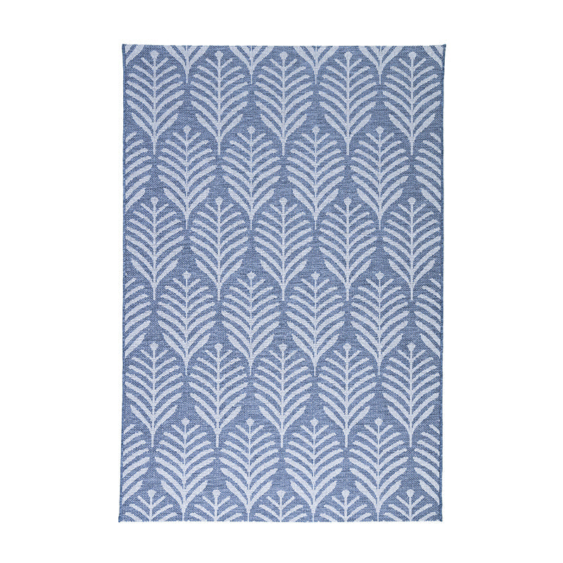 Outdoor Rug - Summer Leaves Blue