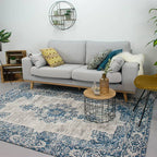 Vintage Rug - Dreams Deep Blue