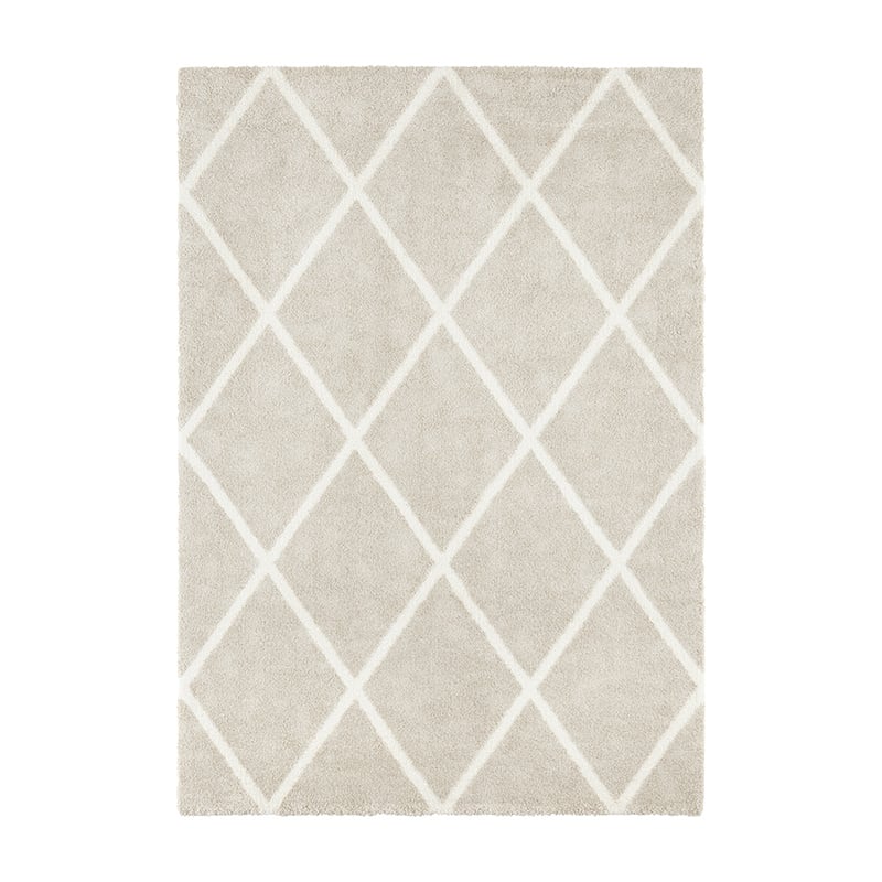 Scandinavian floor rug - Maniac Beige/Cream Lunel