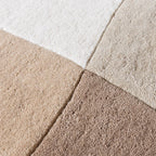 Wool Abstract Rug - Clarice Cream/Beige
