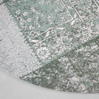 Round Patchwork Rug - Dreams Green