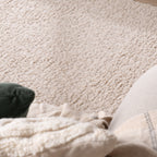 Round Fluffy Rug – Bobby Cream