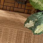 Jute Outdoor Rug - Mavi Stripes Cream/Brown