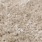 Oval Shaggy Rug - Blaze Beige/Grey