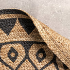 Round Jute Rug - Henna Ayda Natural