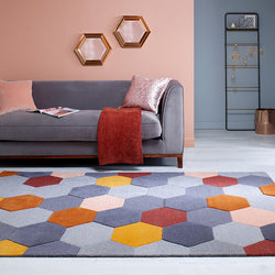 Modern Floor Rug - Mozo Munro Multicolor
