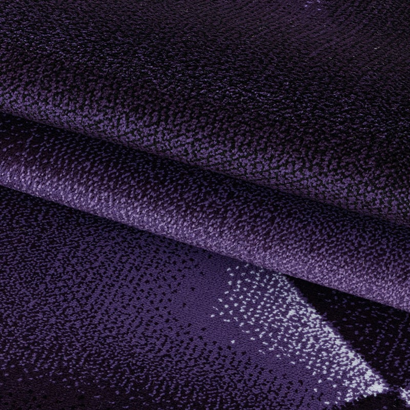 Modern floor rug - Streaky Design Purple