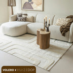 Wool Rug – Judith Lines Cream