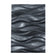 Modern Floor Rug - Streaky Current Black/Gray