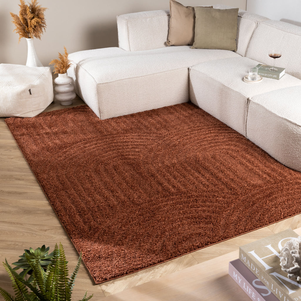 Scandinavian rug - Lova Arches Terra
