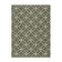 Geometric Outdoor Rug – Faro Ripple Green/White