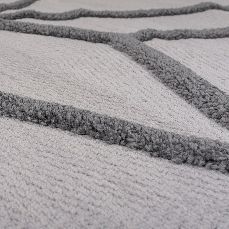 Scandinavian floor rug - Yaso Safi Gray