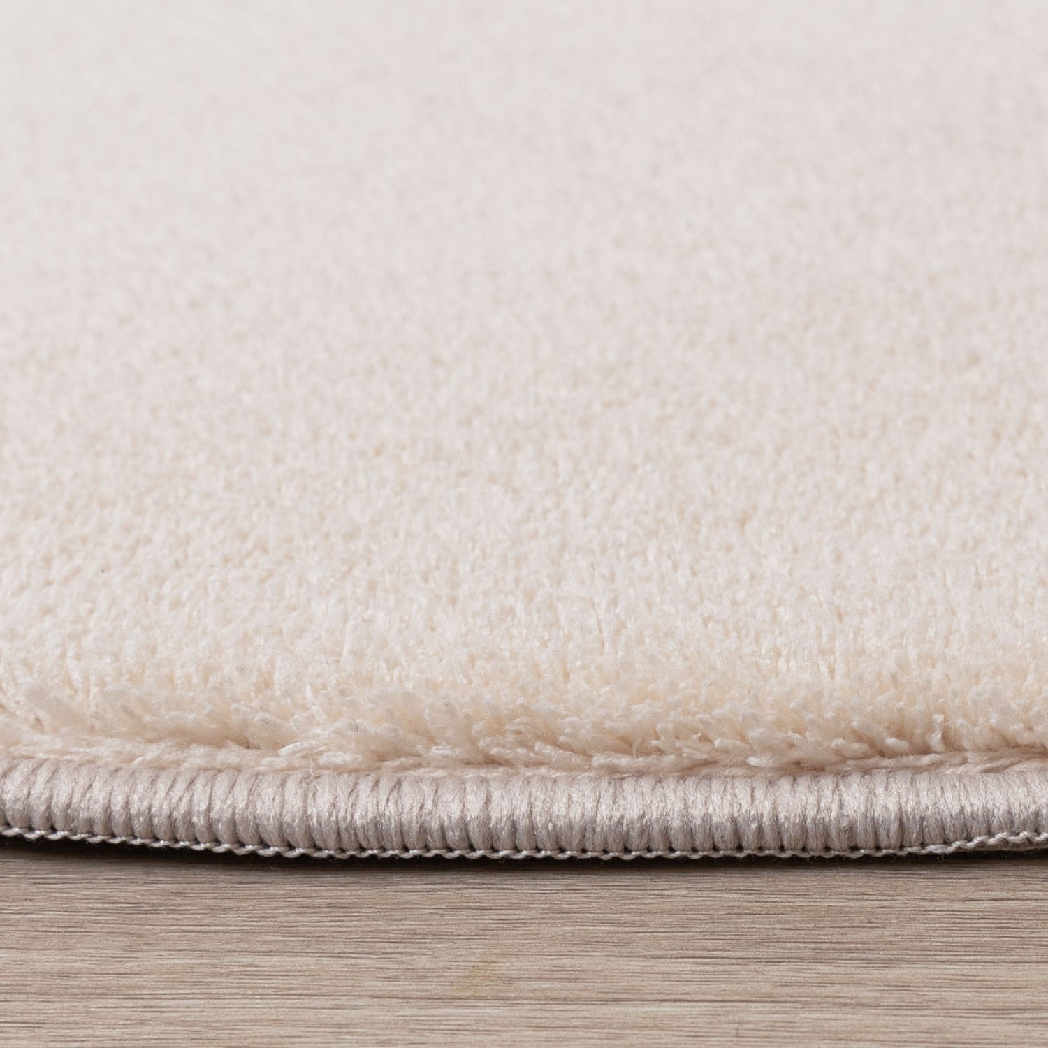 Round Washable Rug - Vivid Beige